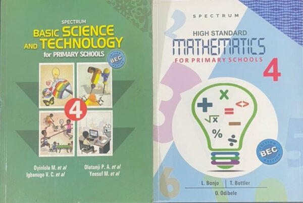 Edu-Mix Pack for Primary 4: Basic Science & Technology (4-in-1 combined) with Mathematics