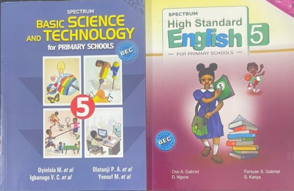 Edu-Mix Pack for Primary 5: Basic Science & Technology (4-in-1 combined) with English